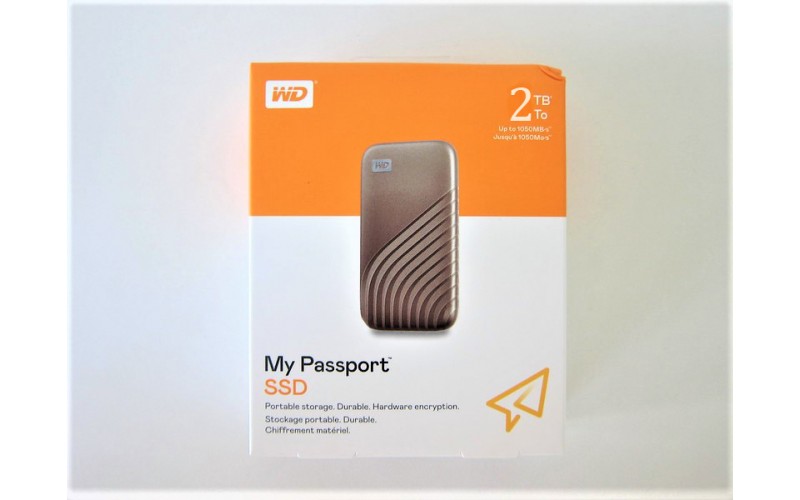 WD EXTERNAL SSD 2TB MY PASSPORT GOLD